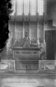 St Albans, Cardiff - The High Altar. (4641268)
