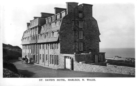 St David’s Hotel, Harlech, photograph taken prior to 1922