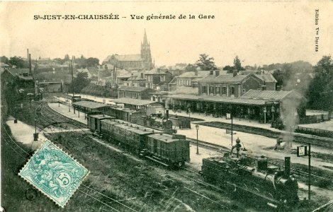 ST JUST - Vue générale de la Gare