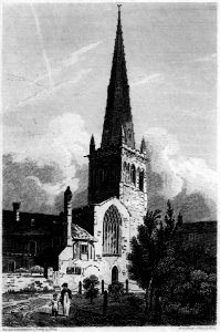 St Mary de Castro Leicester c1814 photo