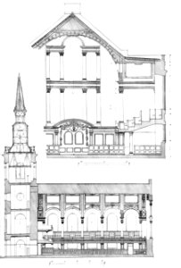 St James's Cross section
