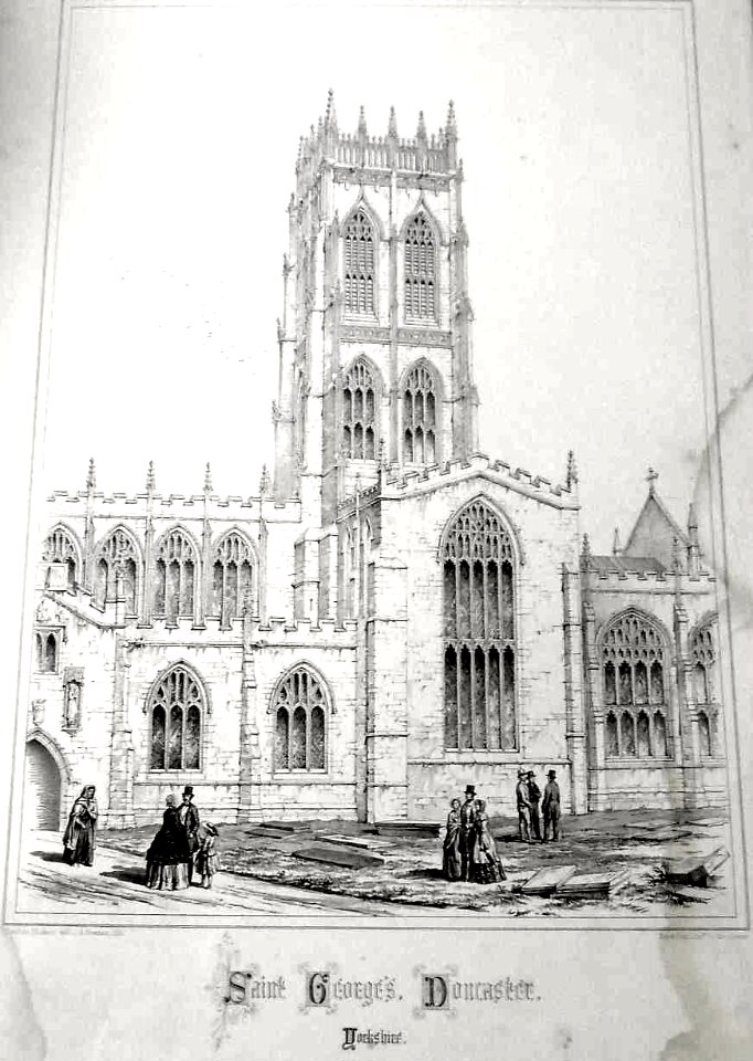 St George's Parish Church Doncaster - drawing