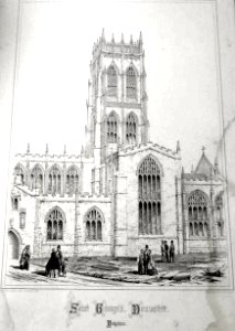 St George's Parish Church Doncaster - drawing