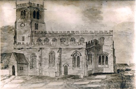 St Mary's Church Sandbach c.1800 photo