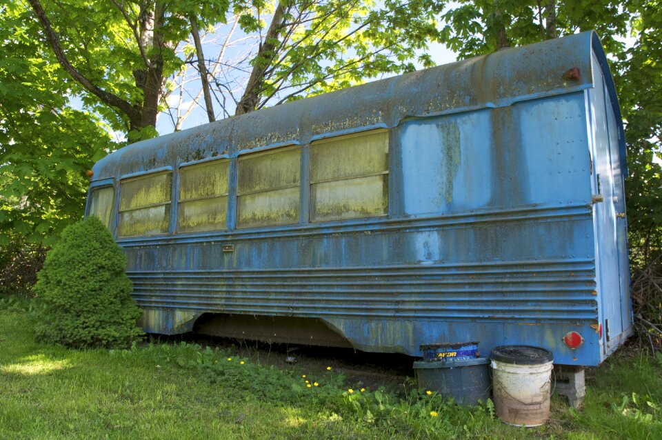 Old rusting transportation