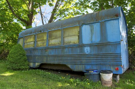 Old rusting transportation photo