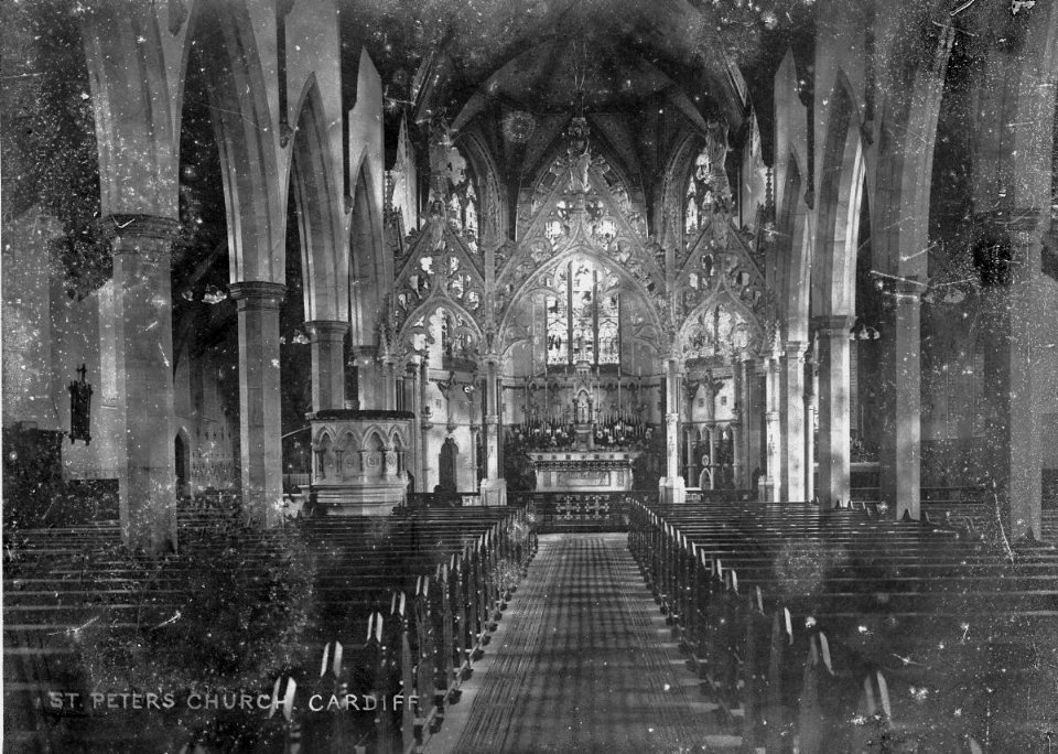 St Peter's Church, Cardiff - Interior. (4641271)