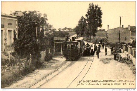 St-Georges-de-Didonne - Cote d'Argent - Le Port - Arrivee du Tramway de Royan - BR - 2914