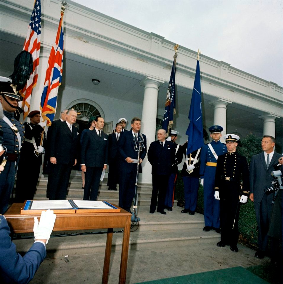 ST-C82-2-63. President John F. Kennedy Declares Sir Winston Churchill an Honorary Citizen of the United States