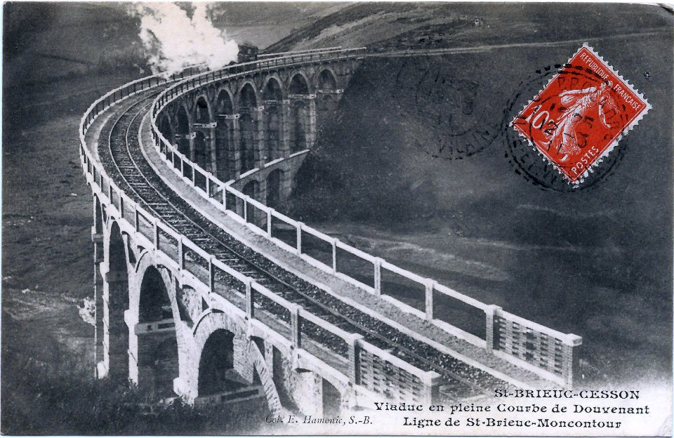 St-Brieuc-Sesson viaduct en plein courbe