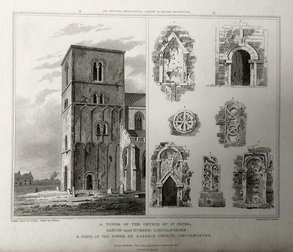 St Peter Barton-upon-Humber engraving (2)