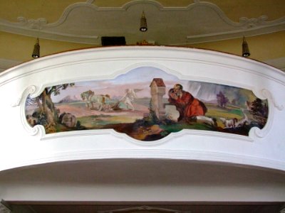St. Afra in Lachen in Schwaben - Mittelbild Orgelempore