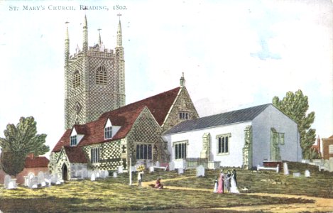 St Mary's Church, Reading, 1800-1809 photo
