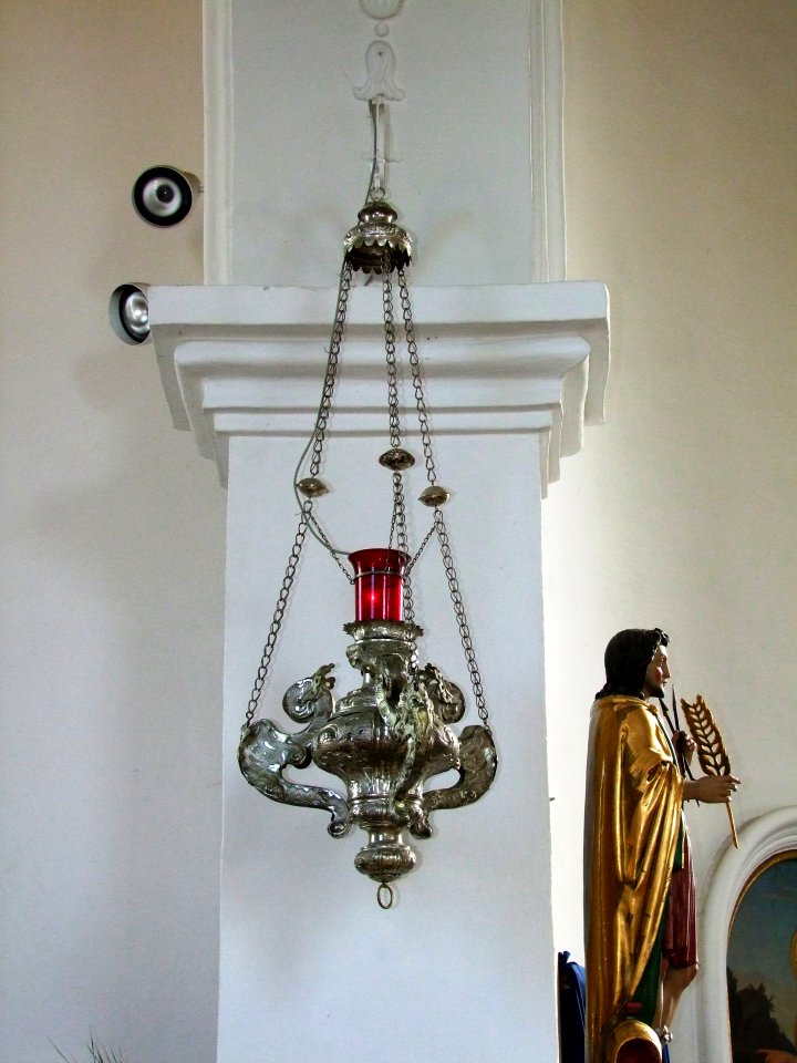 St. Afra in Lachen in Schwaben - Ewiges Licht im Chorraum
