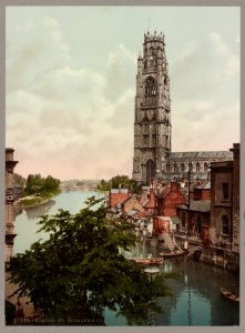 St. Botolph's Church & river, Boston LCCN89707276