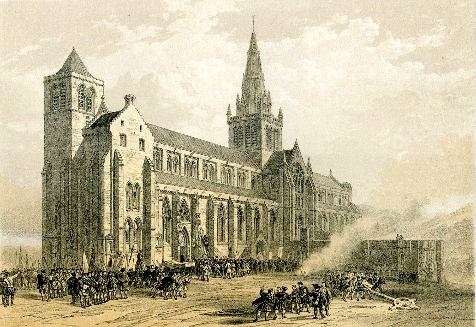 St Mungos Cathedral Glasgow by TA Picken after Roberts