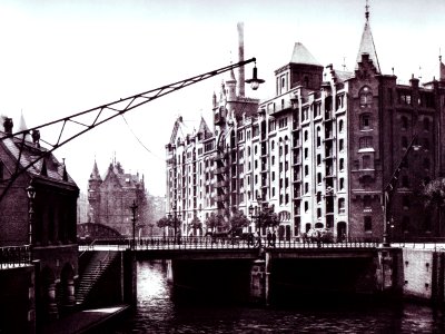 St. Annenbrücke Hamburg um 1900 photo