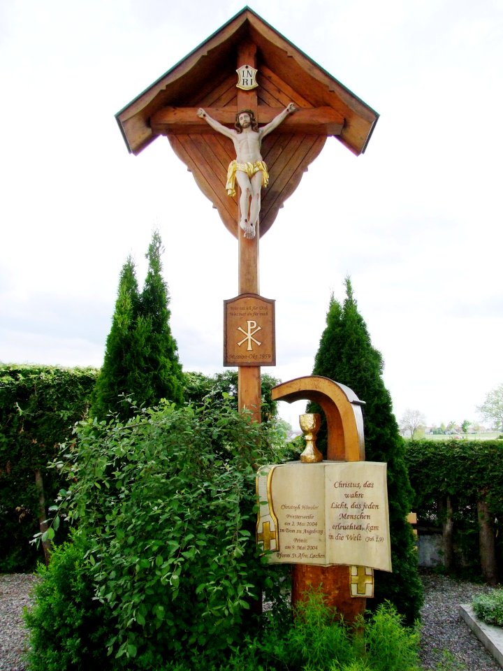 St. Afra in Lachen in Schwaben - Missionskreuz