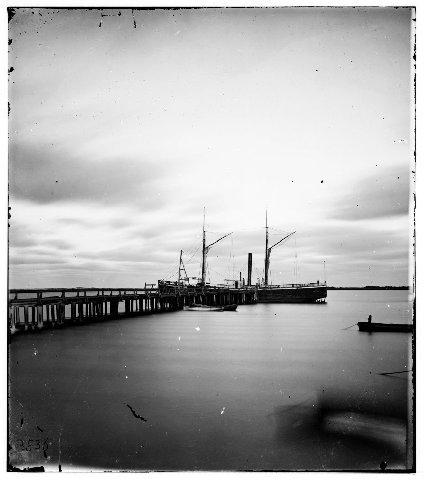 St. Augustine, Florida. Army wharf LOC cwpb.03218