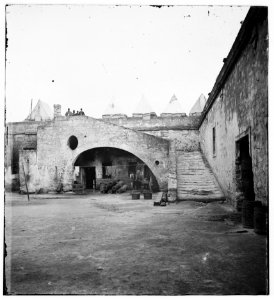 St. Augustine, Florida. Interior view of Fort Marion LOC cwpb.03322