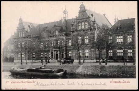 St. Elisabeth Gesticht, Mauritskade 28. Uitgave N.J. Boon, Amsterdam, Afb PRKBB00360000001