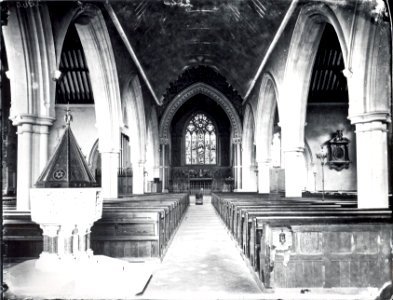 St. Giles's Church, Reading, c. 1875