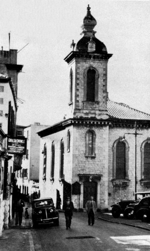 St. Andrew's Church in Gibraltar in 1952
