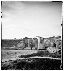 St. Augustine, Florida. Gate. Fort Marion LOC cwpb.03325