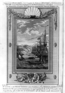 St. Lucia in the West Indies taken possession of by Admiral Barrington Monsieur de Micoud and the inhabitants having capitulated the 30th of December, 1778, being the day after Count LCCN2004670182