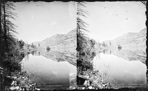 St. Mary's Lake, under Bristol Head. Santa Maria Lake, San Cristobal Quadrangle. Mineral County, Colorado. - NARA - 517569