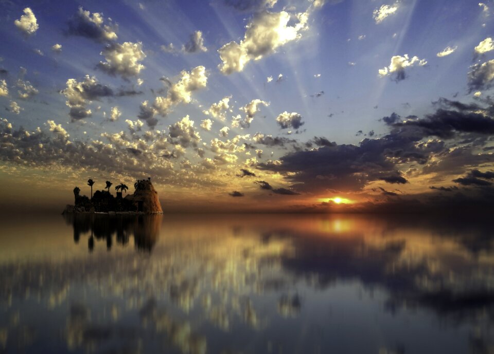 Reflection sky nature