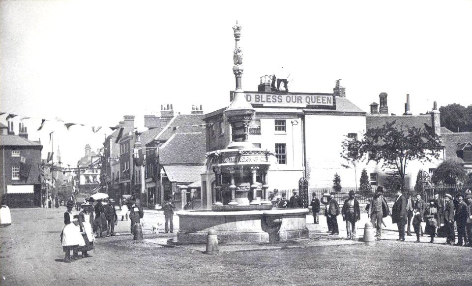 St. Mary's Butts, Reading, 1887