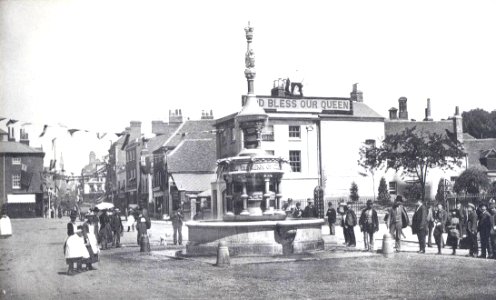 St. Mary's Butts, Reading, 1887 photo
