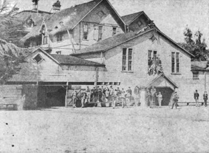 St. Matthews Military Academy, San Mateo, California, in the 1880s photo