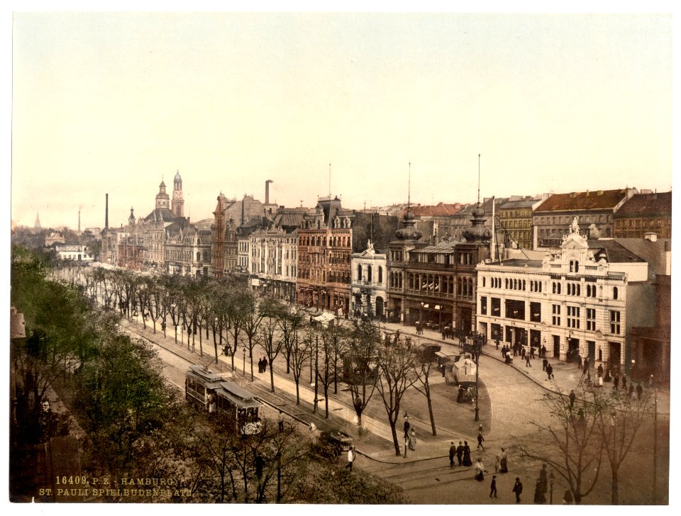 St. Paul Spielbudenplatz, Hamburg, Germany-LCCN2002713682
