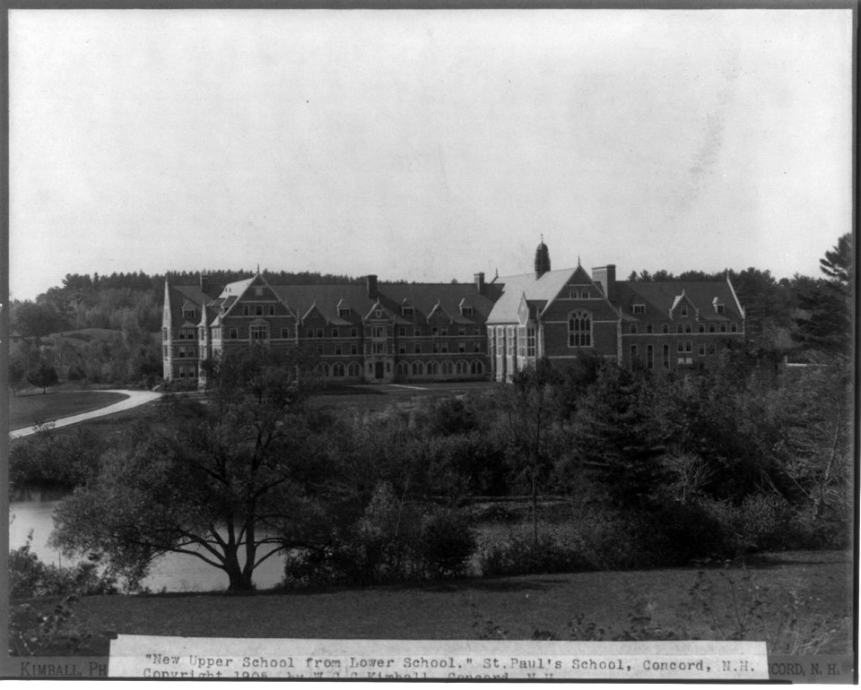 St. Paul's School, Concord, N.H.)- New upper school from lower school LCCN2005688988