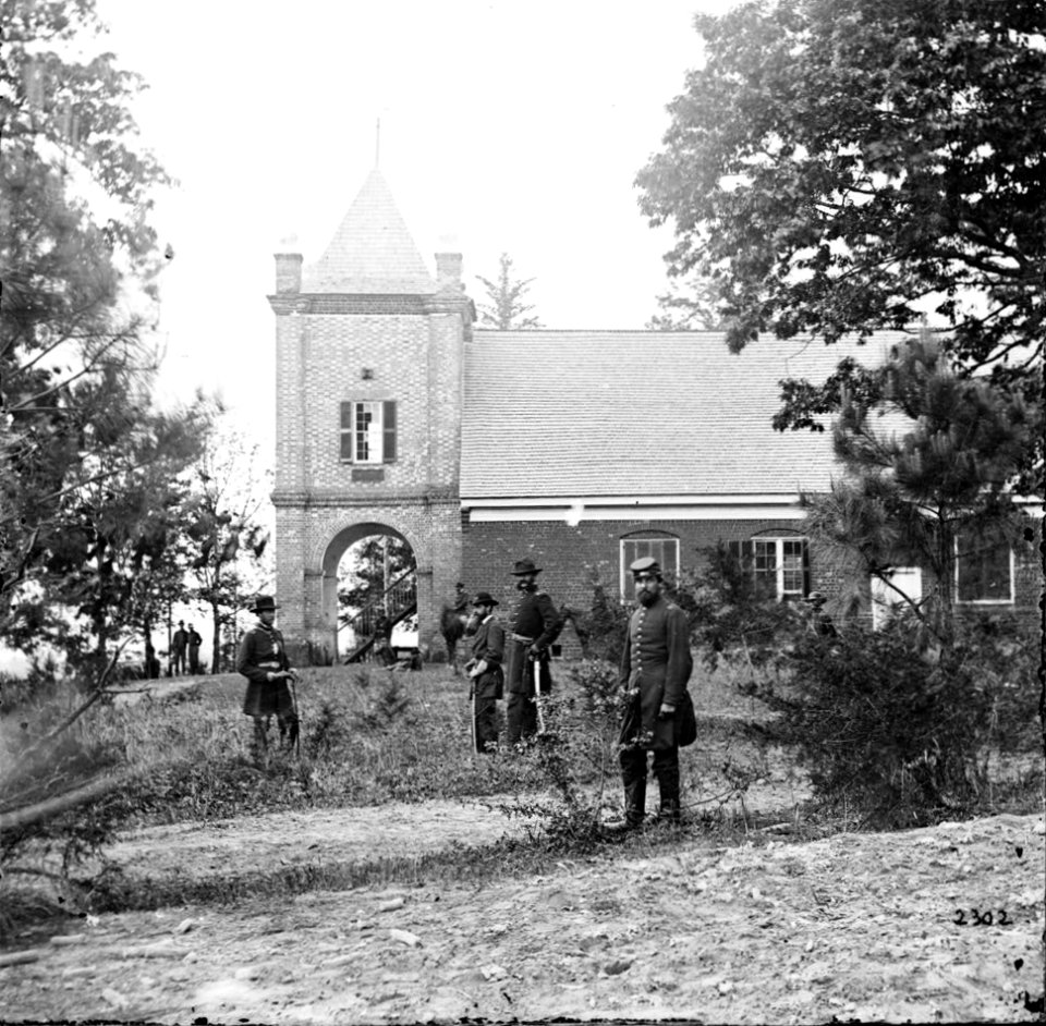 St. Peter's Church, with Federal soldiers
