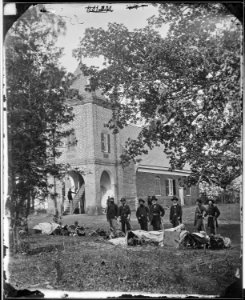 St. Peter's Church, near the White House, Virginia. (where G. Washington may have been married to Martha).... - NARA - 524775