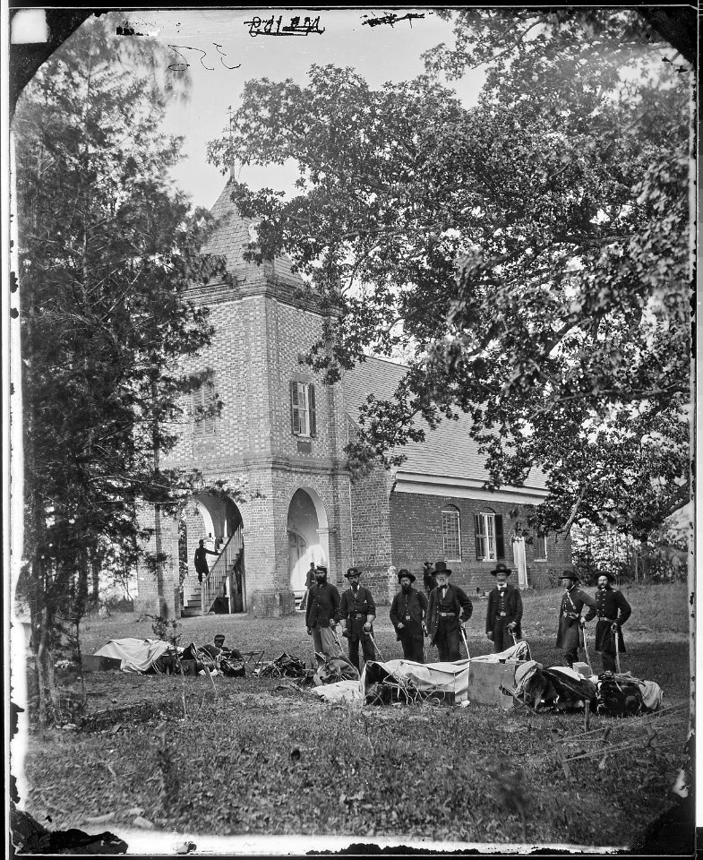 St. Peter's Church, near the White House, Virginia. (where G. Washington may have been married to Martha).... - NARA - 524775