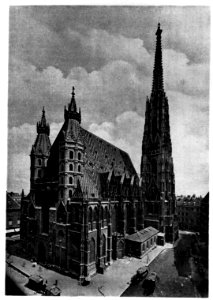 St. Stephen's Cathedral in art 1925 dgE photo