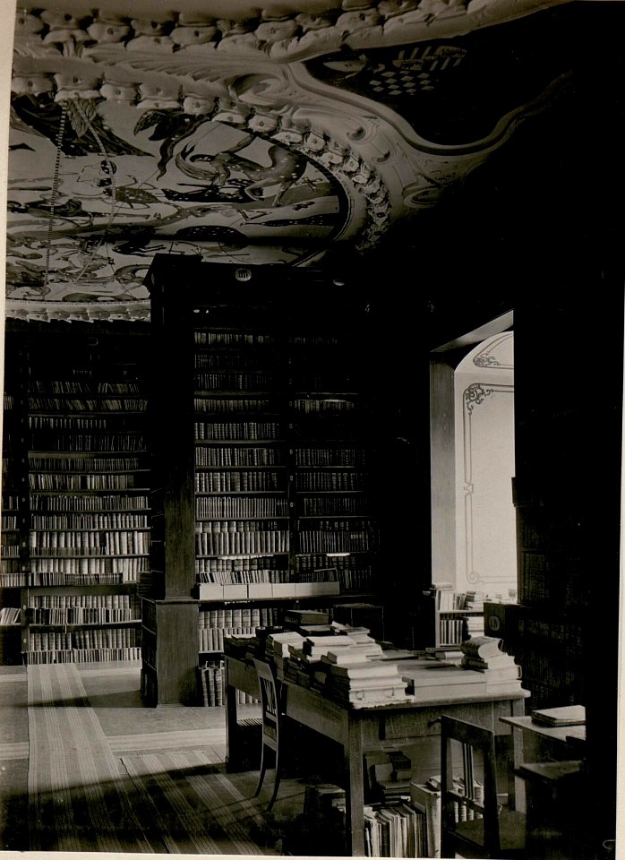 St.Paul, Plafond des Biliotheksaales. (BildID 15510026)