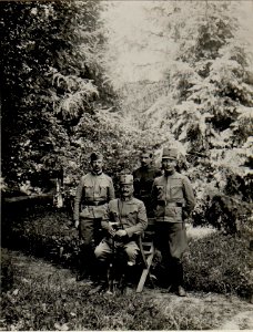 Stab der königlich ungarischen Nagyszebner 76 Honved Infanteriebrigade, 29.7.1916 (BildID 15542513)