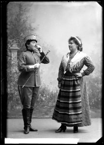 Stackars Olson, Södra teatern 1907. Rollporträtt - SMV - GH093