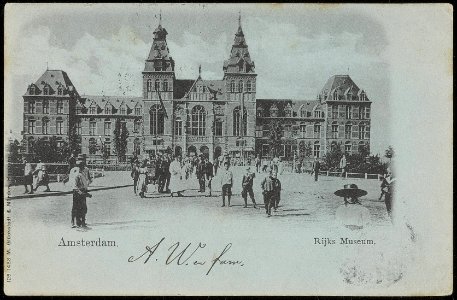 Stadhouderskade 42, Rijksmuseum. Uitgave M. Glückstadt en Münden, Afb ANWU01762000001