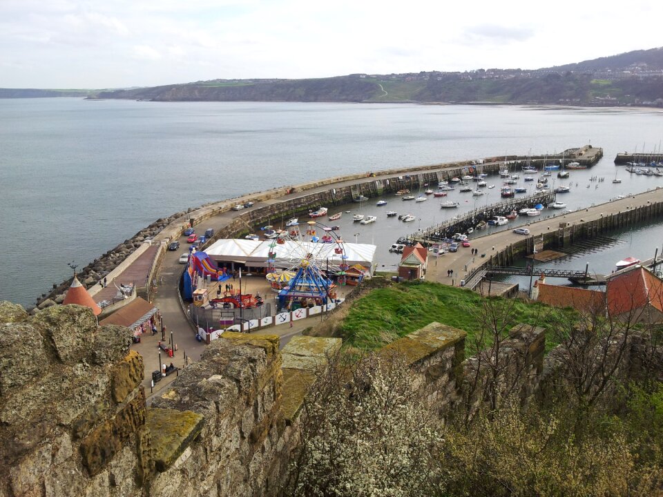 Cliffs harbor yorkshire