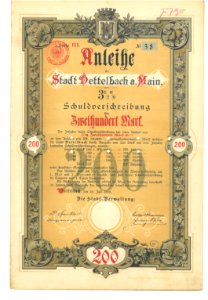Stadt Dettelbach 1889