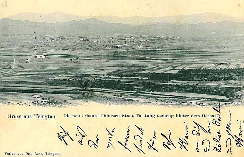 Stadt Tai tung tscheng hinter dem Ostpass 1904