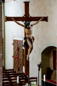 Stadtkirche Balingen-Simon Schweizer Kruzifix (1613) DSC8727