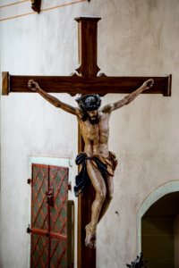Stadtkirche Balingen-Simon Schweizer Kruzifix (1613) DSC8726
