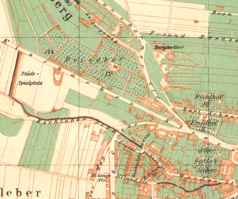 Stadtplan Gotha 1905 Ausschnitt1